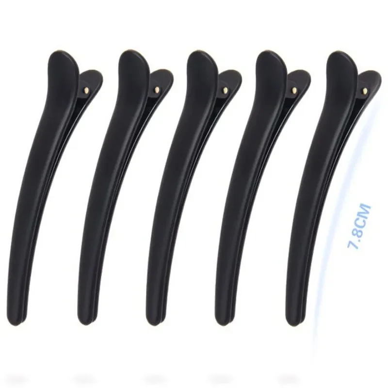 5-30PCS Professional Hairdressing Salon Hairpins Black Plastic Single Prong DIY Alligator Hair Clip Hair Care Styling Tools