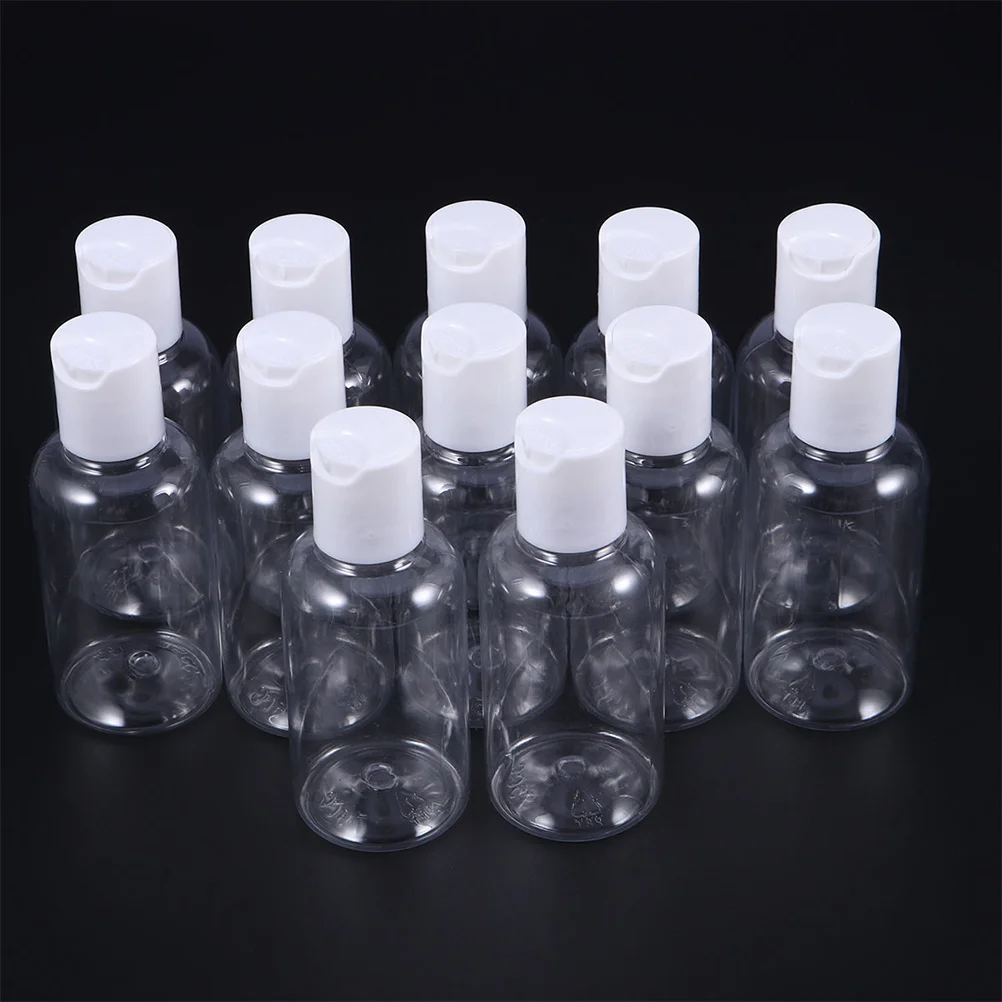 

20Pcs 75Ml Portable Refillable Bottles for Travel Toiletries Press Closure Easy Carry Containers for Lotion Serum Conditioner
