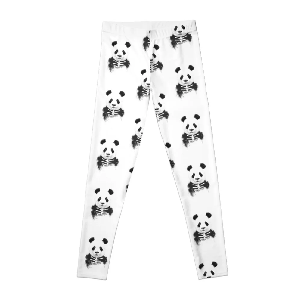 

Женские леггинсы с высокой талией и принтом «зомби панда»