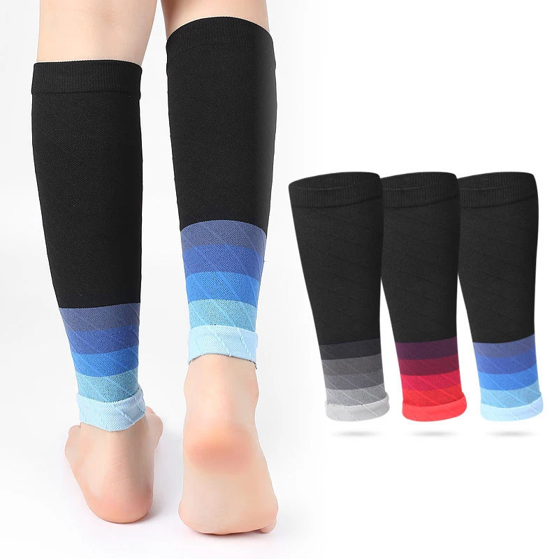 

Calf Support Compression Sleeves for Women Men Running 20-30mmHg Footless Leg Socks Outdoor Sports Marathon Compression Socks