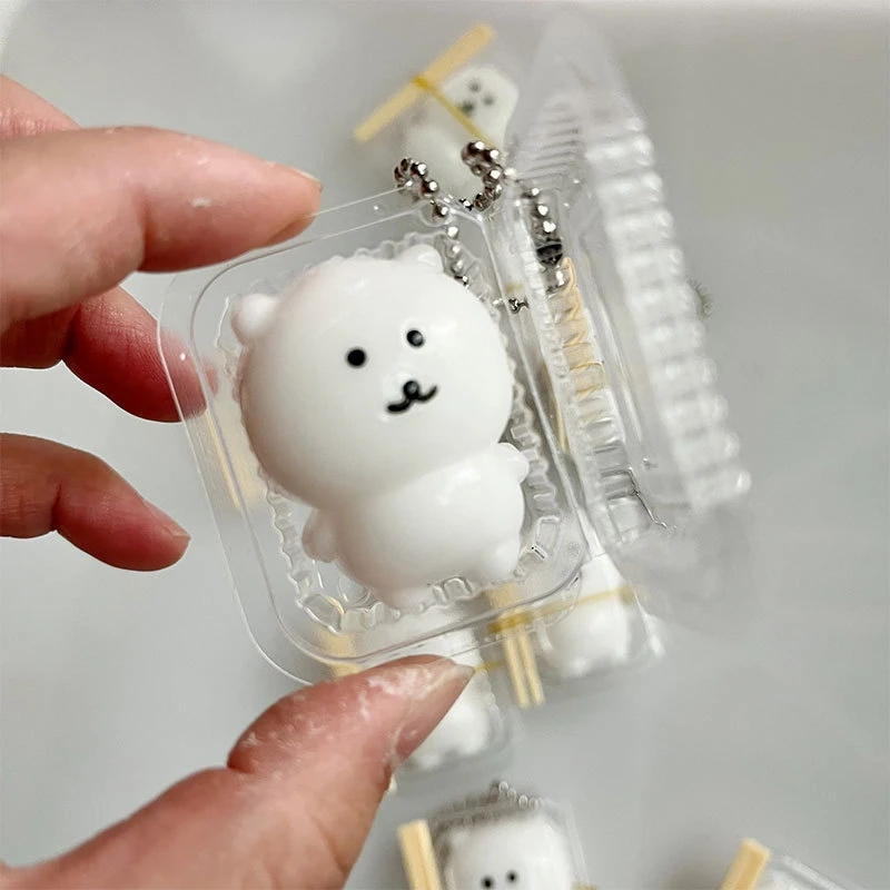 JOKE Bear Lunch Box Squishy Kawaii Squishy Toys Bag Cute KEY Pendant Pinching Squeezeing Decompression Toy Party Birthday Gifts