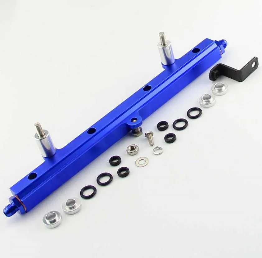 Aluminum Fuel Injector Inject Rail Fits For MR2 SW20 ST205 Gen3 3S-GTE Blue