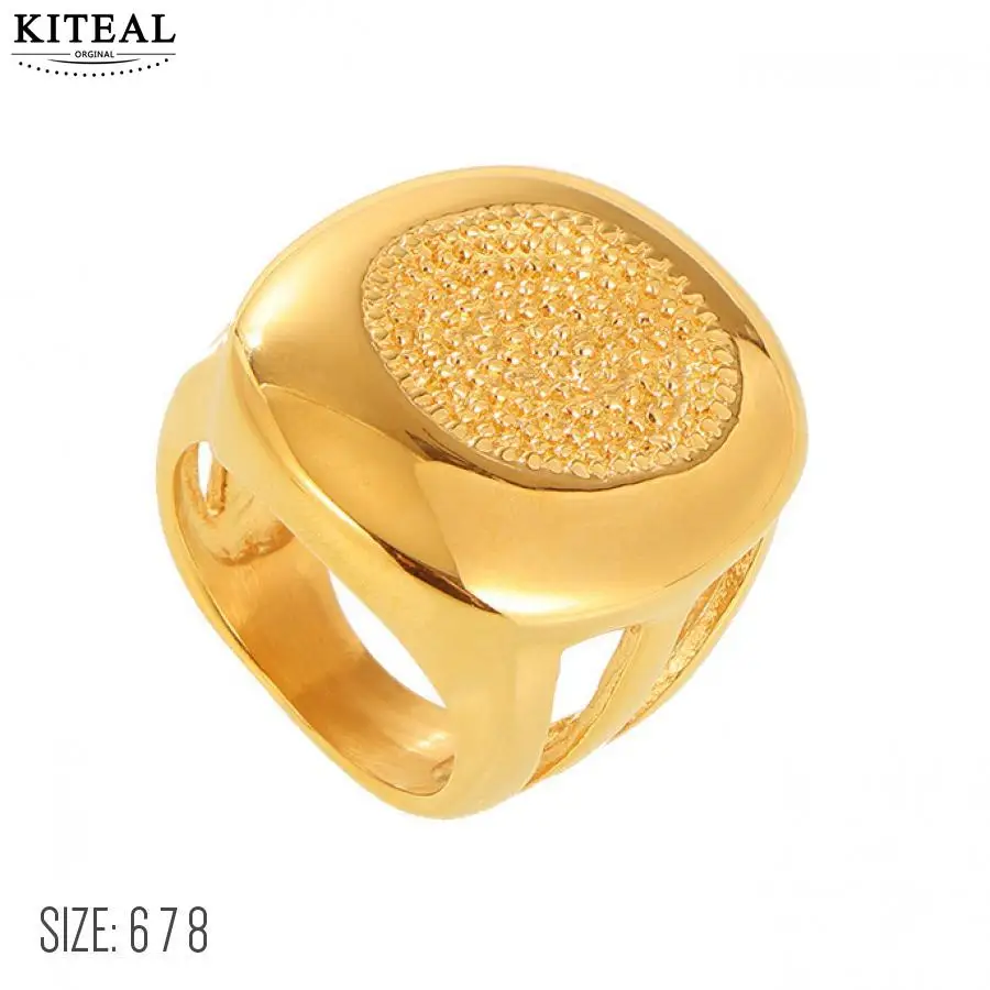 KITEAL Hot new PVD size 6 7 8 Lady rings for women 2024 Love Imprint Ring Jewelry on the neck Luxury Jewelry