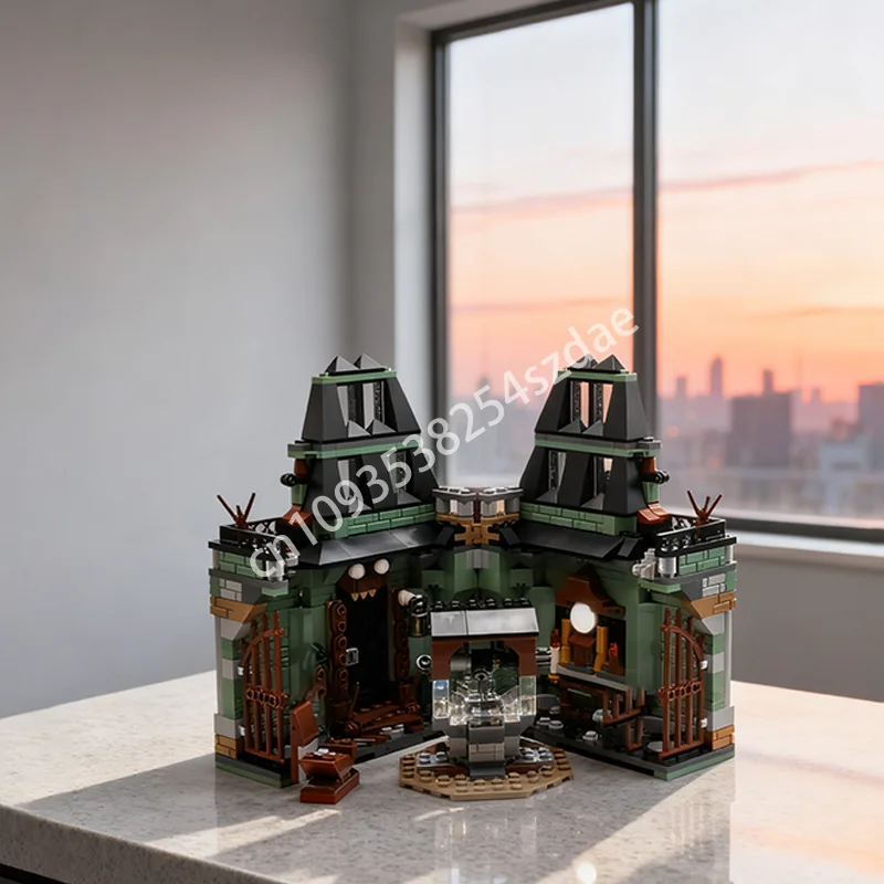 

714pcs MOC Haunted Book Nook Creator 3 1ed Model Building Blocks Architecture Christmas Gifts DIY Toys Creative Idea Brick Kids