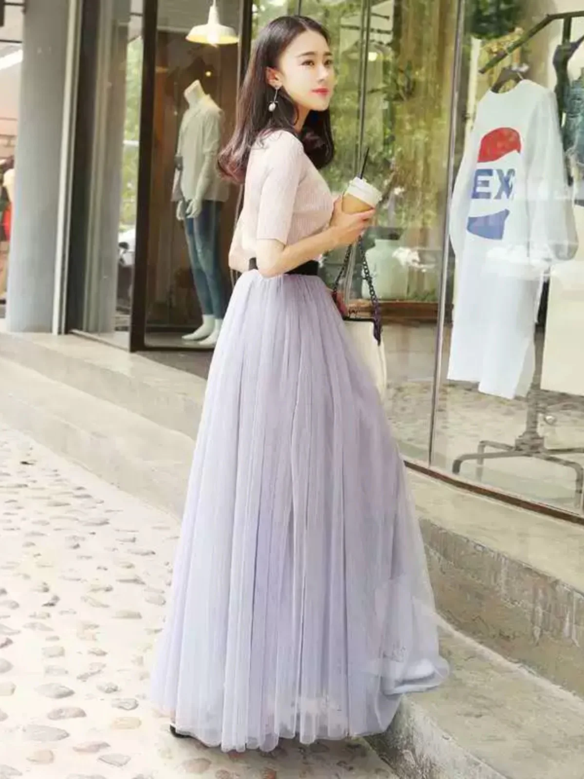 

Princ Sle Long Skirt Women's f Body Tulle Gown Ball Gown Fitail Skirt Autumn New Arrival Ele Fene