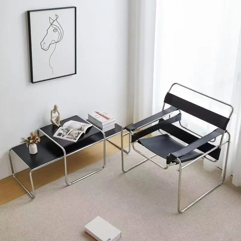 Designed Signature Chairs Smooth and Sturdy Vegan Leather Strap Chair