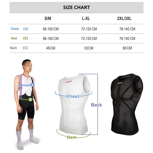 Imagen 2 del producto DAREVIE ciclismo primera capa hombre tamaño pequeño compresión sin costuras mujeres bicicleta ciclismo deportes interiores camiseta capa Base de bicicleta