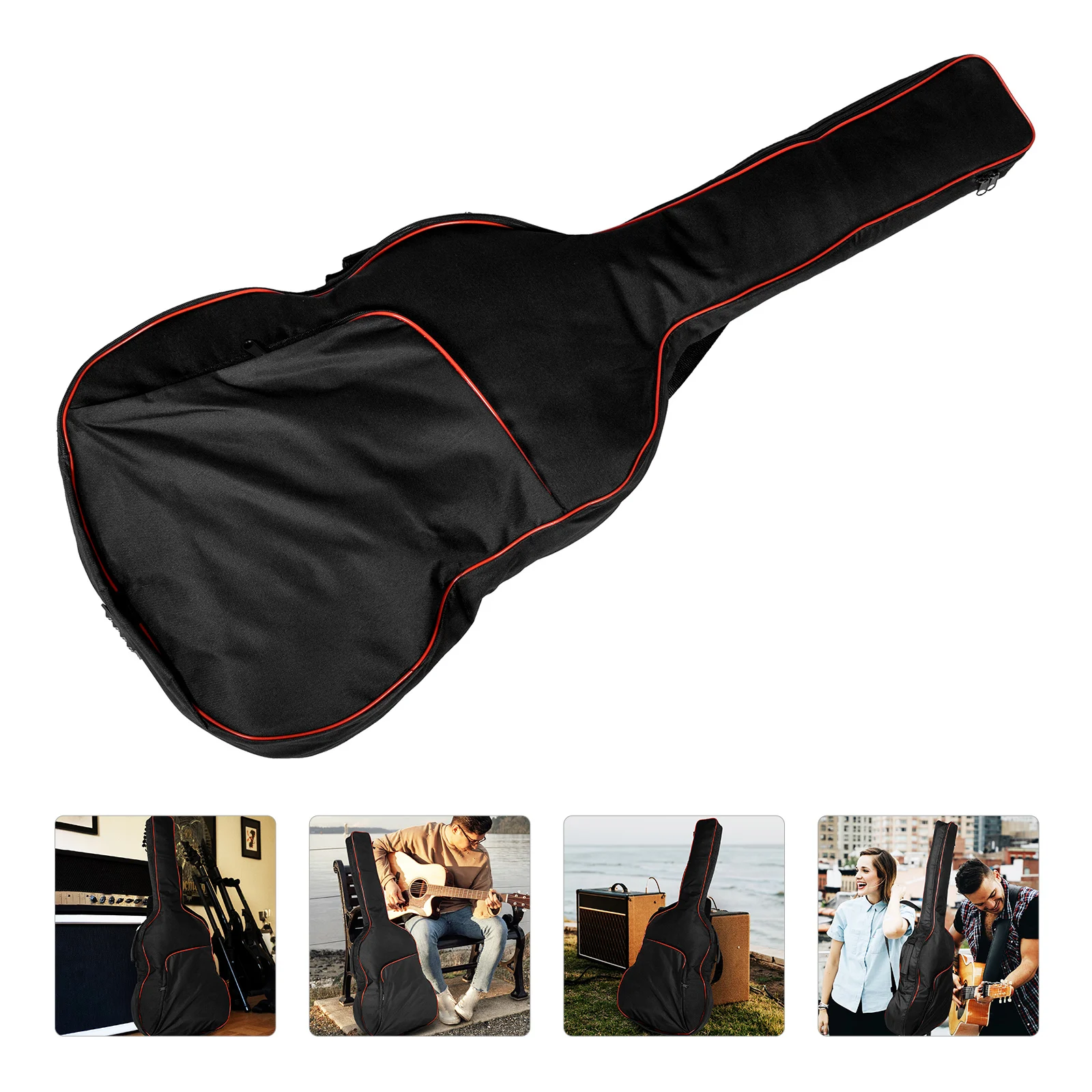 

Electric Guitar Bag Case Waterproof Oxford Cloth Musical Instrument Carry Backpack