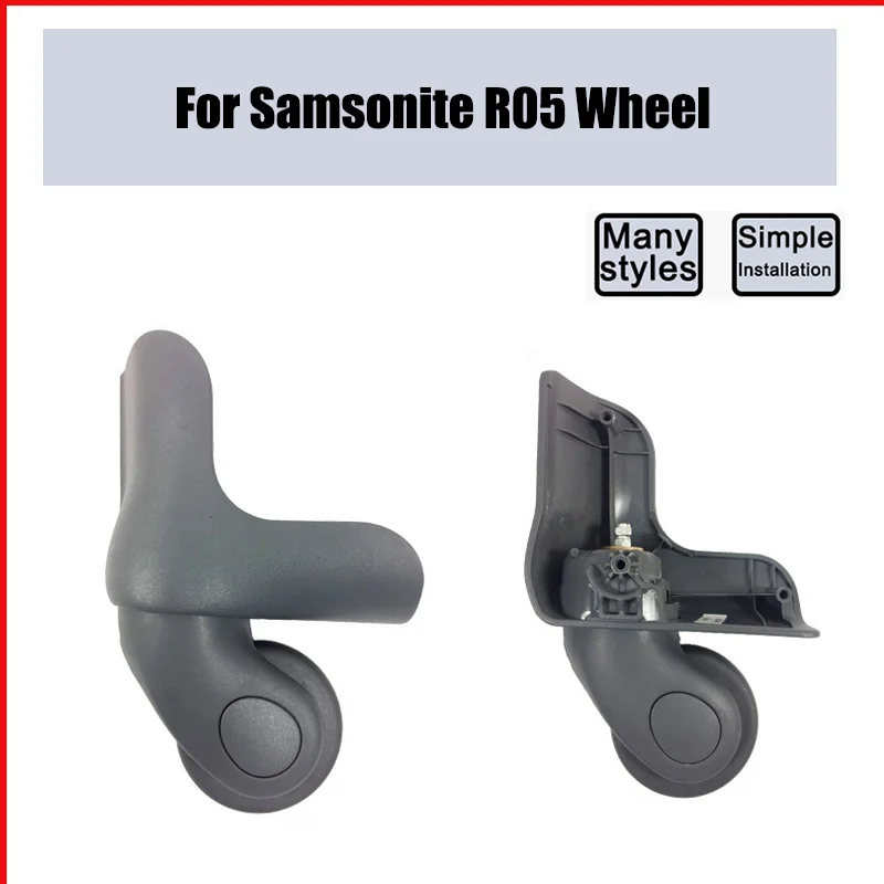 

For Samsonite R05 Universal Wheel Replacement Trolley Case Luggage Pulley Silent Smooth Shock Absorbing Accessories Caster Wheel