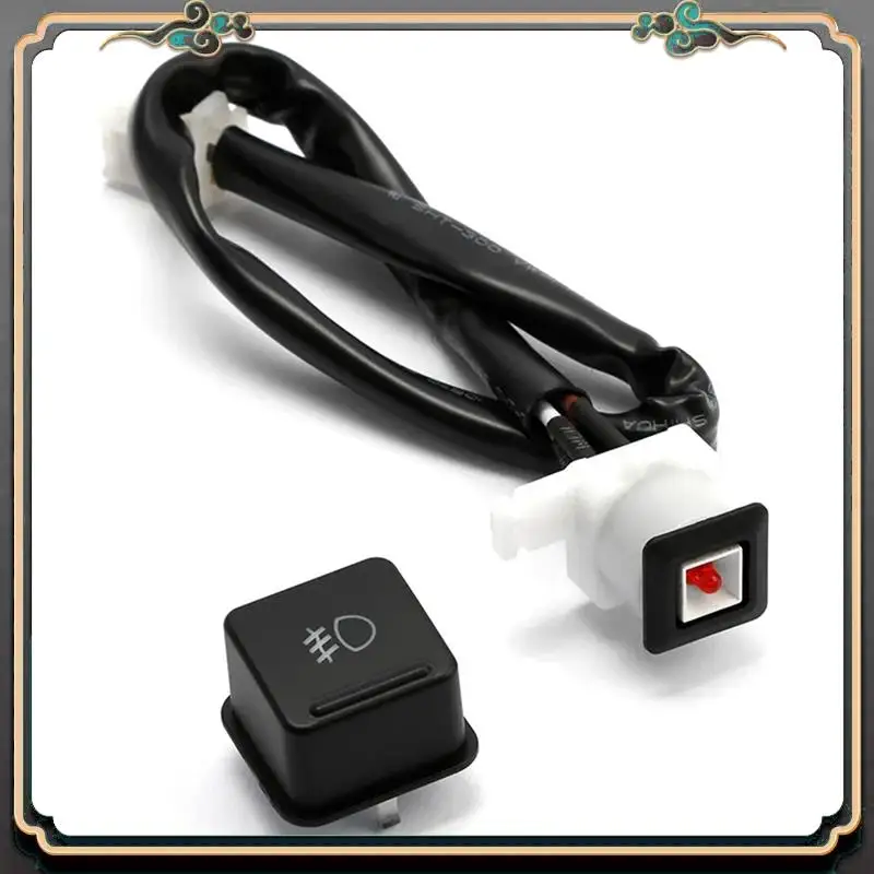 M45K-Motorcycle Fog Light Lamp Button Switch For Honda Goldwing GL1800 2012-2017 F6B 2013-2017 Black