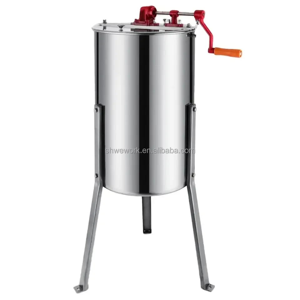 

Manual Honey Extractor 2/3/4 Frames Bee Honey Extractor Honeycomb Spinner Stainless Steel Beekeeping Accessory