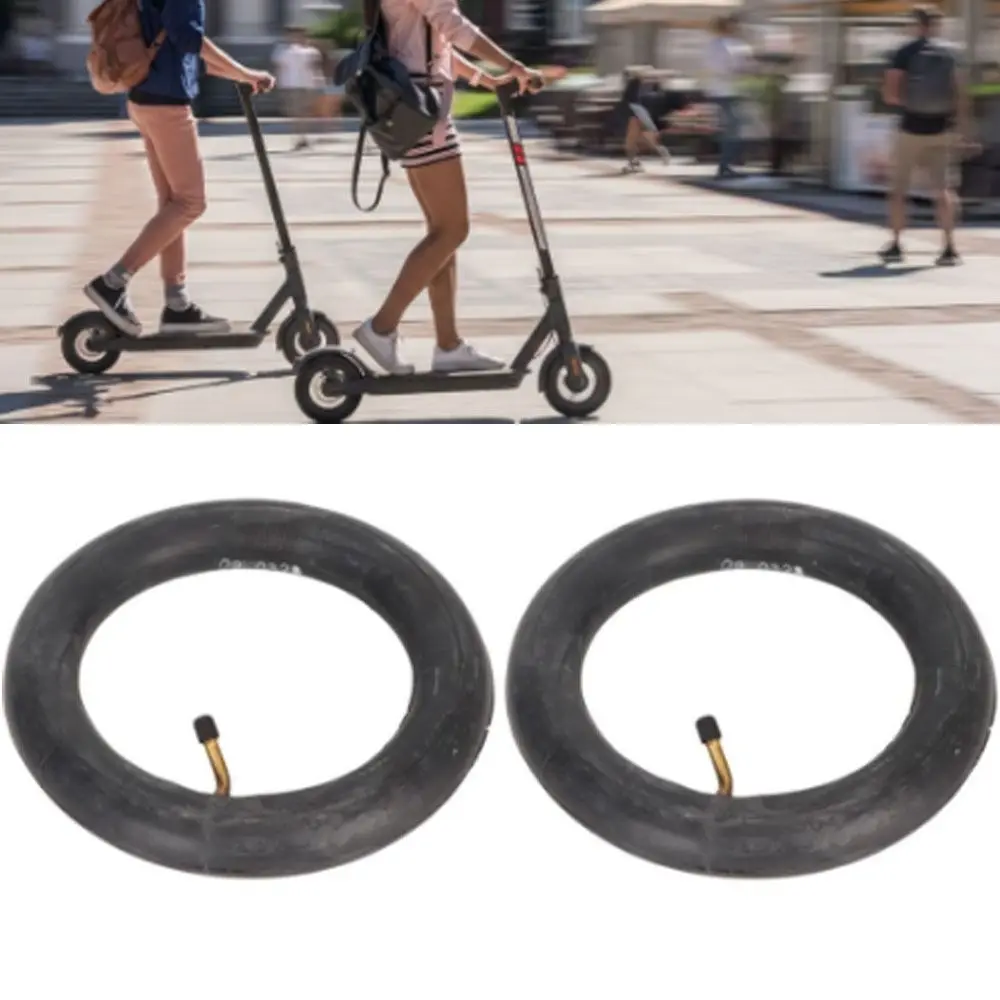 

2 шт. 10x2.125 Велосипедная камера для самоката с ниппелем 45 градусов, усиленная, для замены, для дорожных велосипедов и трициклов
