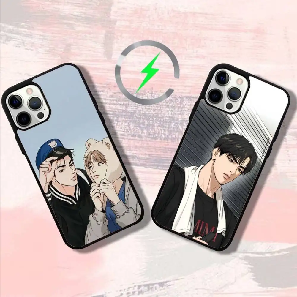 

J-Joos Jaekyung Phone Case For iPhone 16,15,14,13,12,11,Pro,Max,Plus,Mini,SE4,E Magnetic Magsafe Wireless Charging
