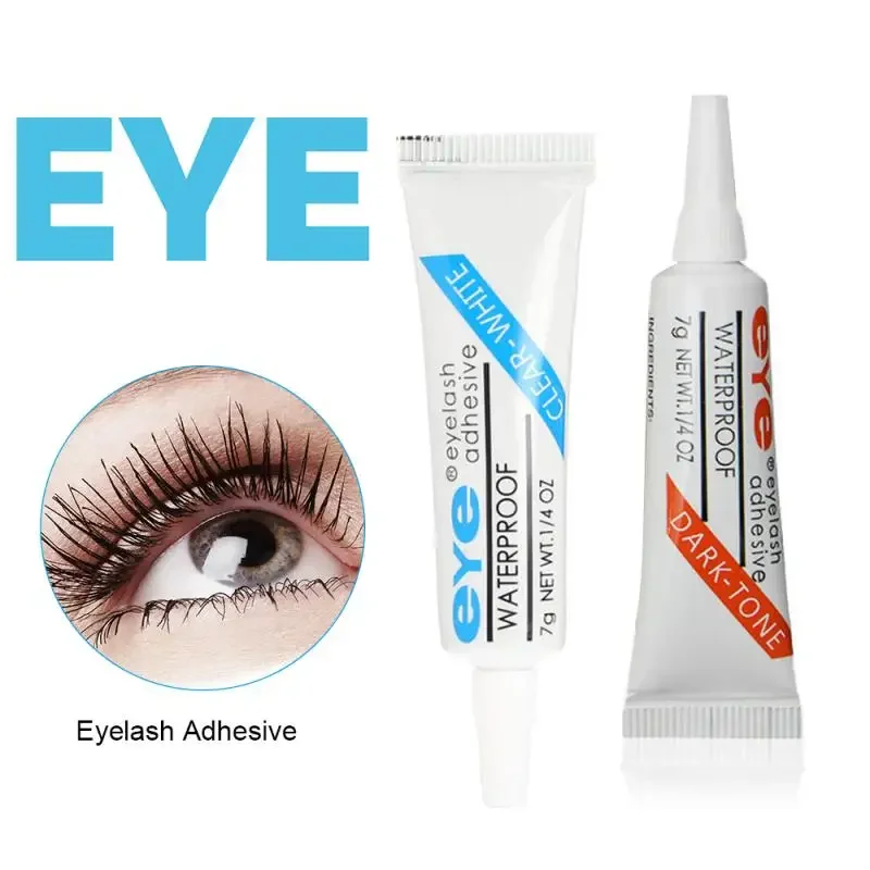 False Eyelashes Glue Clear-white/Dark-black Waterproof Eye Lash Glue False Eyelashes Makeup Adhesive Cosmetic Tools TSLM2