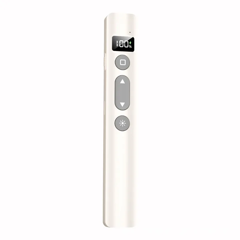 Puntero Digital Recargable con Pantalla Táctil para Profesores, Control Remoto para Presentaciones PPT, Dispositivo Todo en Uno