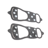 8-Stud Anti-slip Shoe Cover Crampon Spikes Non-slip Ice Climbing Lightweight Portable Suitable Sneakers Boots
