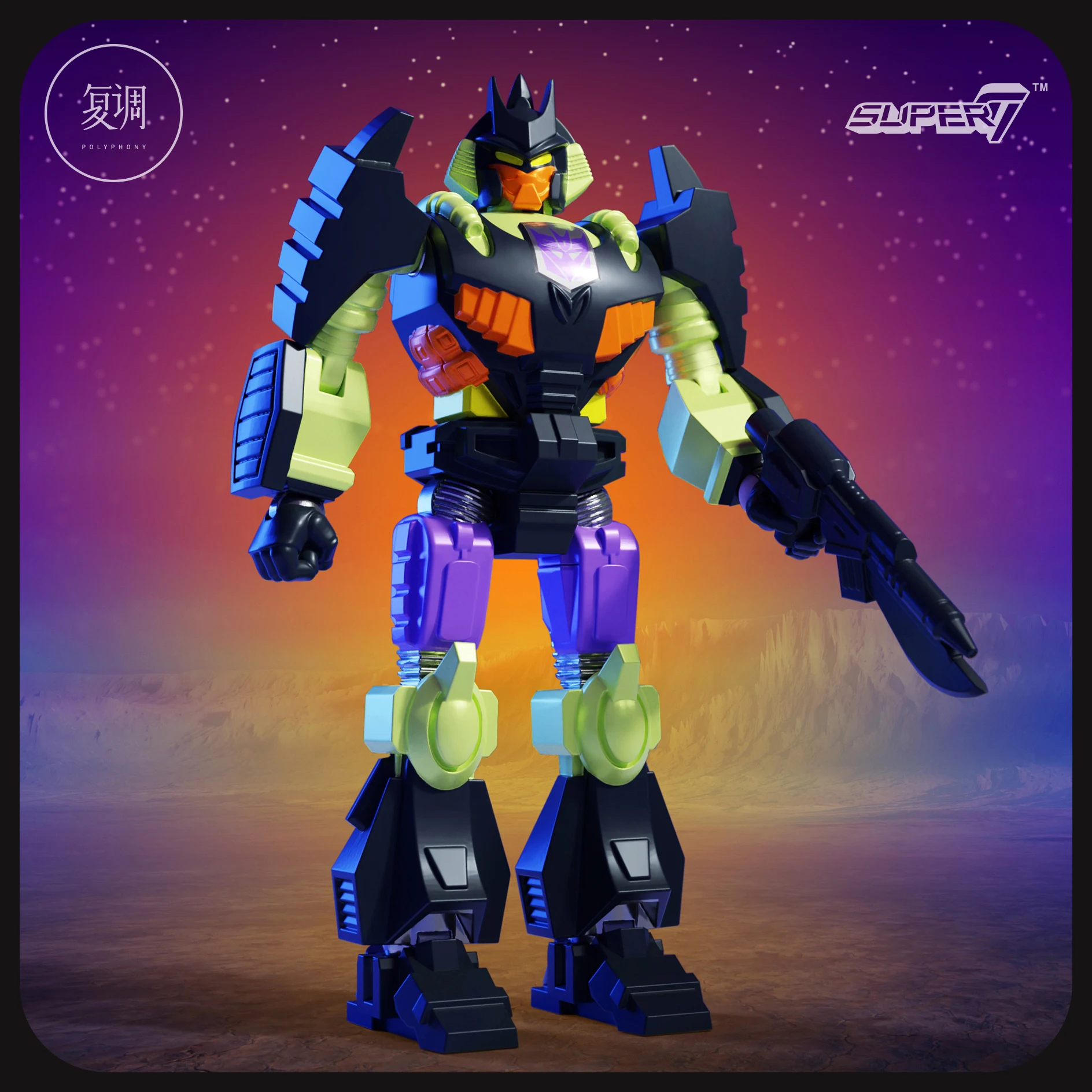 Original Super7 Transformers Ultimate Series 1 Banzai Tron Toys Hobbies Action Figures Holiday Gifts for Children