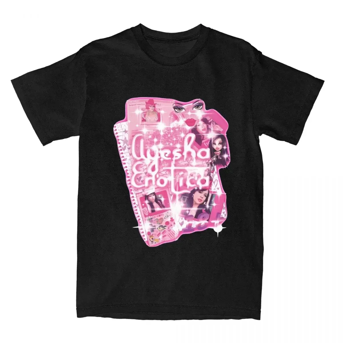 

Men Ayesha Erotica TShirts Accessories 100% Cotton Tshirt Clothing Vintage Tee Shirt Summer harajuku men's t-shirts Round Collar
