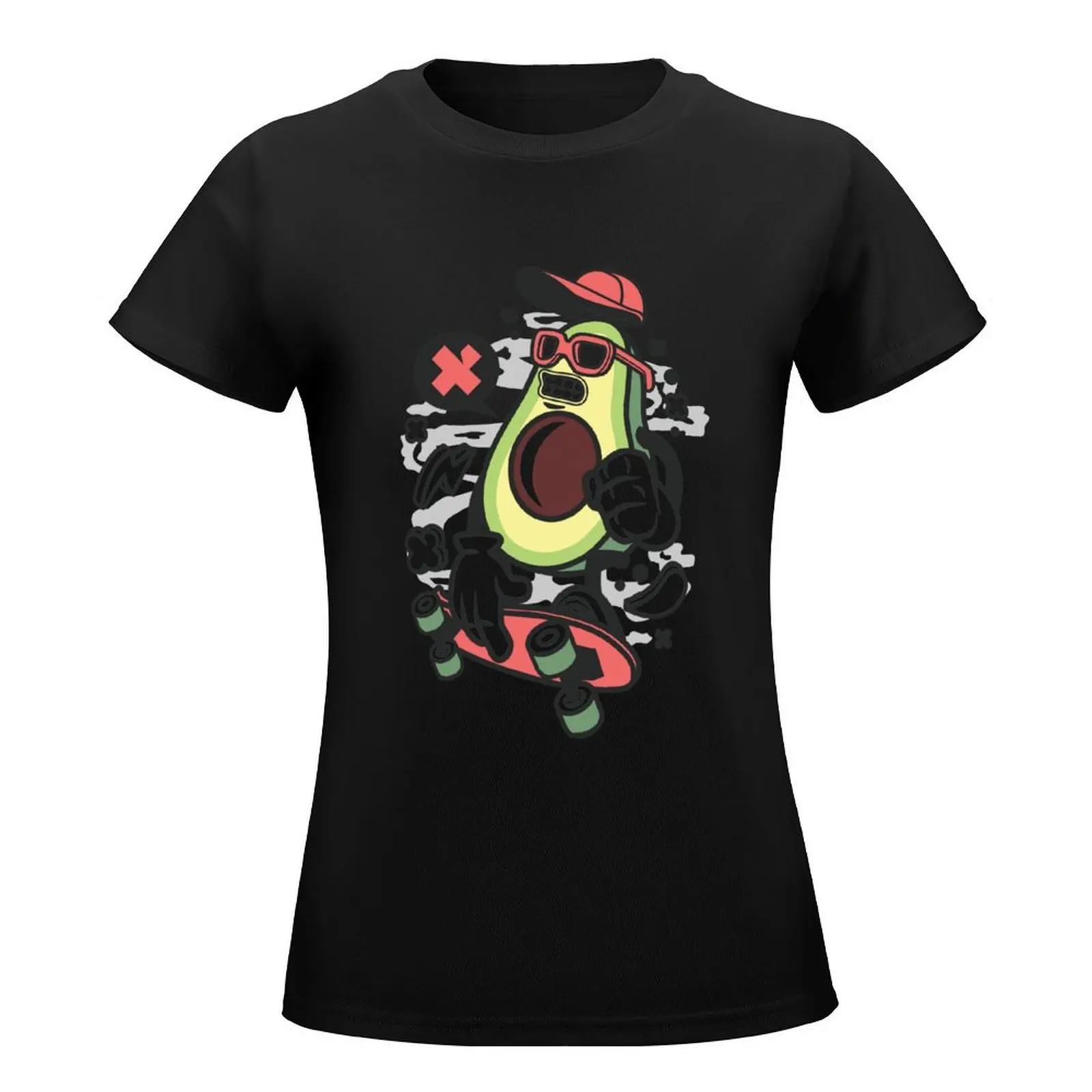 Avocado Skater T-Shirt funny tops Aesthetic clothing oversized oversized t shirts for Women