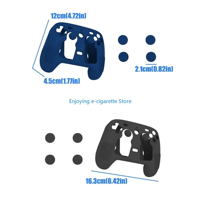 Silikonhüllen-Set mit strukturierten seitlichen Detaillinien für Steam Controller 2 2026 Y4QF – Detail 6