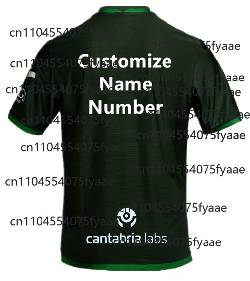 25 26 جديد حار سانتاندر تي شيرت سباق قميص قميص مطبوع للرجال والنساء للأطفال قميص رياضي غير رسمي حجم كبير