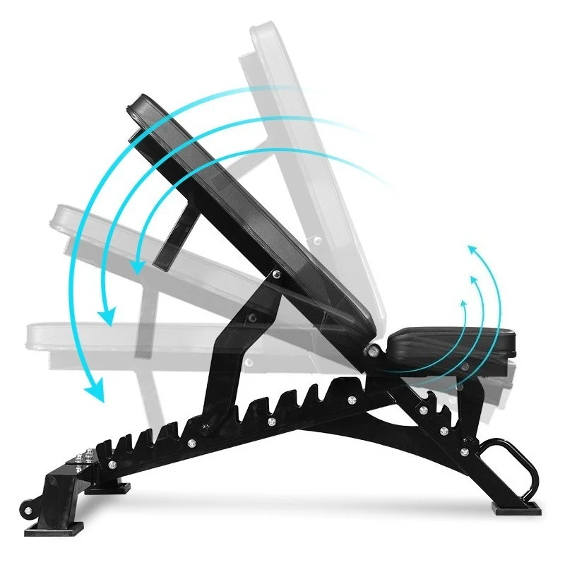

Commercial Metal Adjustable Dumbbell Bench Foldable Design For Home Gym Bodybuilding And Full Body Strength Training New Arrival