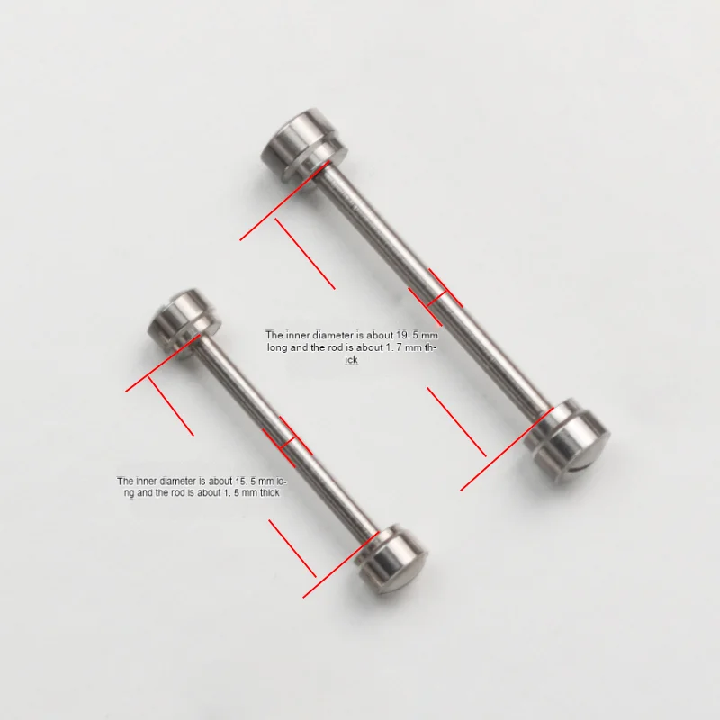 Connecting rod accessories for Guess Gales watches with recessed watch straps, screw rods, stainless steel connection 16mm 20mm