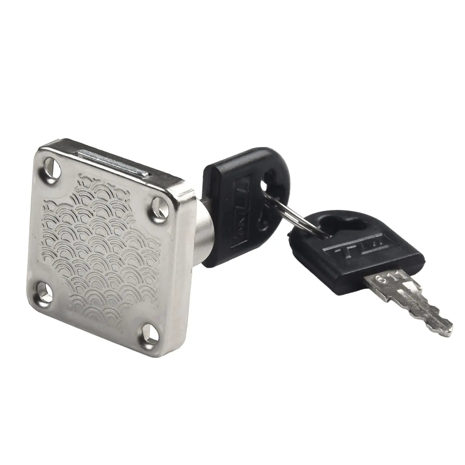 2PCS Cam Lock Kit with Matching Keys for Desk Drawers Wardrobe Cabinets Tool Boxes and Electrical Equipment Boxes