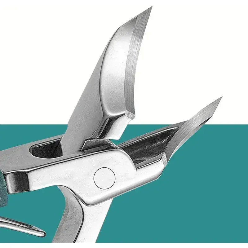 【FreeShip】شارب! مجموعة ماكينة قص الأظافر من Green Eagle Beak مكونة من 3 قطع - فتحة كبيرة ومشطوفة مضادة للرذاذ للأظافر السميكة والصلبة