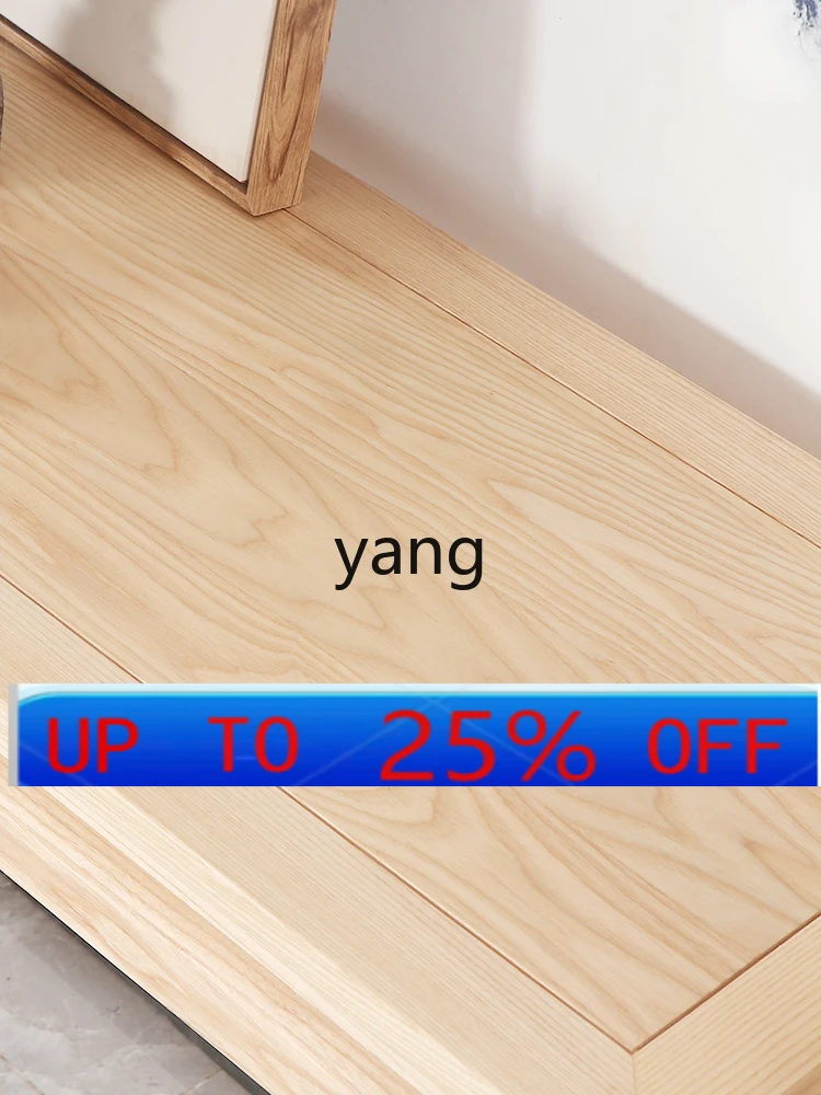 

Lmm new Chinese solid wood counter ash wood entrance cabinet end view counter entrance