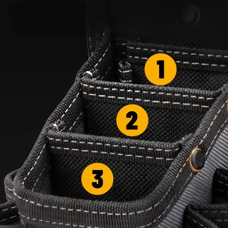 TOUGHBUILT TB-CT-36-L10 Multi-Functional Specialized Mechanical Tool Bag Multi-Pocket Screwdriver Tool Pouch Quick Hanging Bag