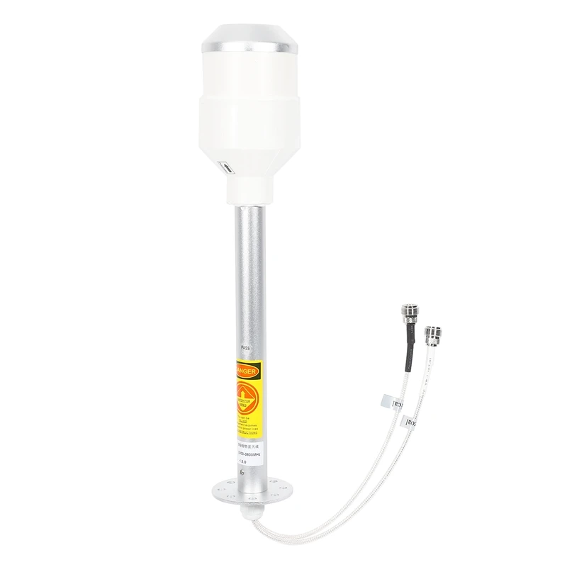 เสาอากาศแบบพาราโบลา QIFAN 3G 4G LTE รองรับความถี่ 1700-2700MHz สำหรับภายนอกอาคาร 2X24dBi ระยะไกลพิเศษ พร้อมสายสัญญาณ MIMO