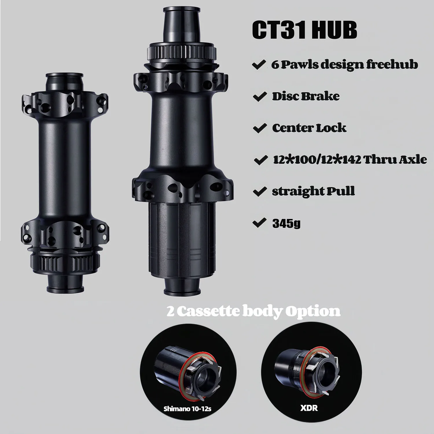 Juego de ruedas de carbono para bicicleta de gravel CSC 700C, con bloqueo central, freno de disco, ancho de buje 28 mm, profundidad 35/38/45/50/58 mm, juego de ruedas de carbono para carretera UCI.