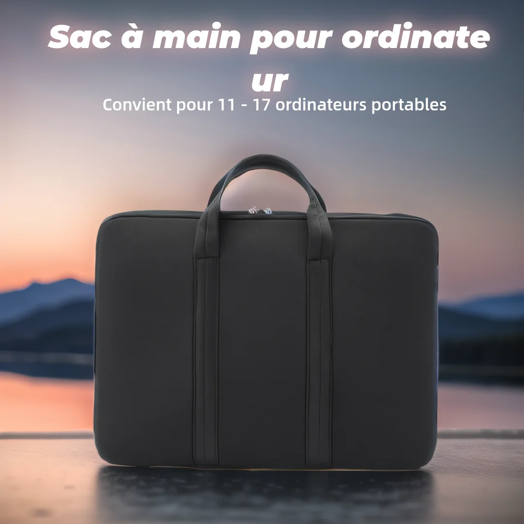 Sac à main pour ordinateur portable 11 pouces 12 pouces 13 pouces 14 pouces 15.6 pouces 16 pouces 17 pouces sac d'ordinateur de style ceinture tissé artistique pr