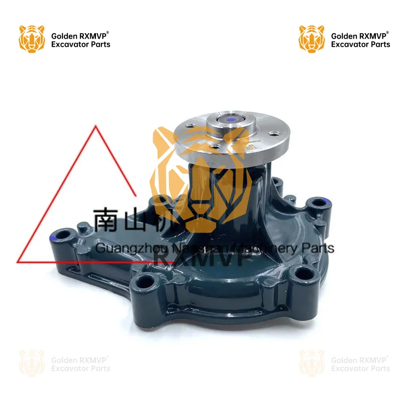 For Vol-vo EC55D/80D Water Pump Kubota D2.6 Engine Water Pump Assembly Cooling Pump Excavator Accessories