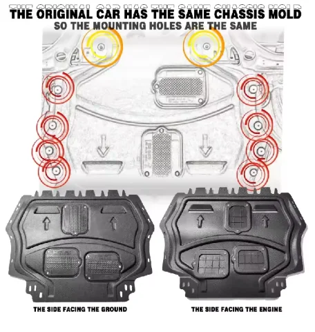 لرينو كوليوس 2012-2016 أسود تحت المحرك الحرس لوحة سبلاش درع الطين الحاجز غطاء قطعة من نسيج حامي