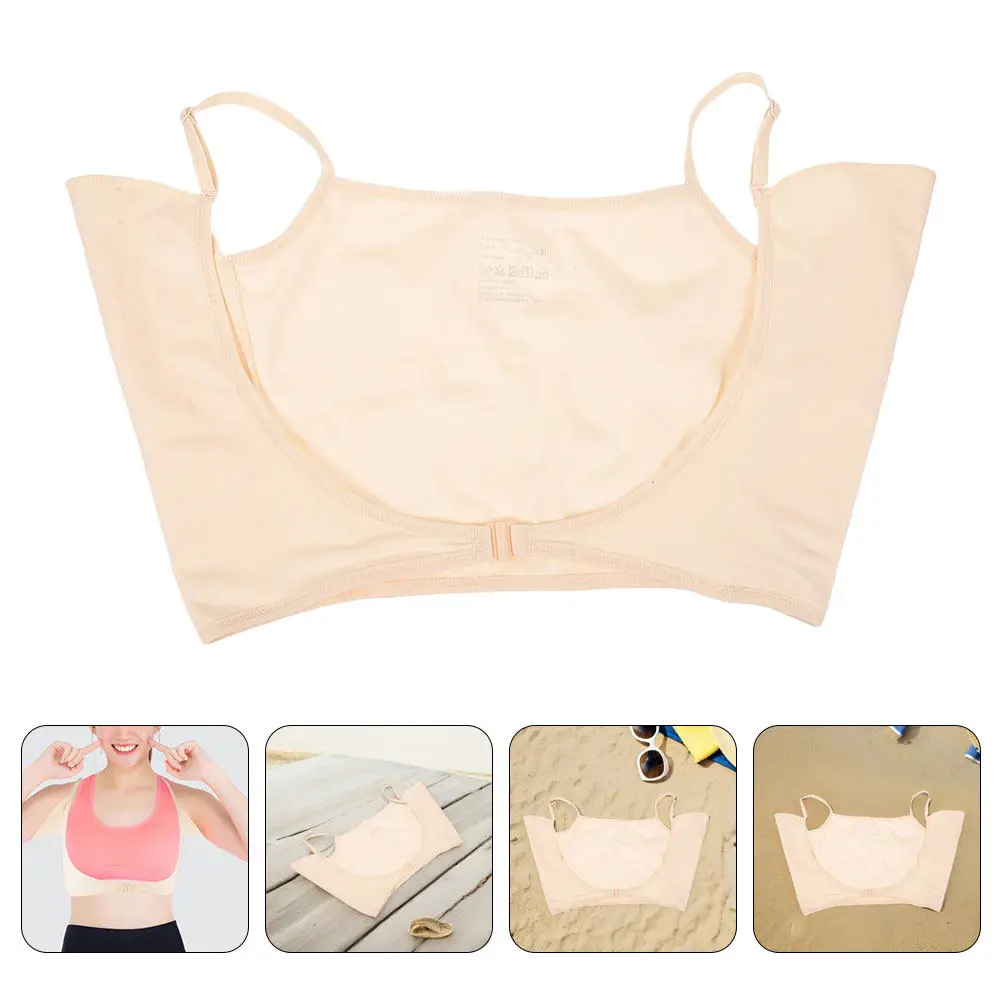 

Комплект из 2 женских вкладышей для подмышек от пота: моющиеся, дышащие, легкие, многоразовые, впитывающие пот, для лета