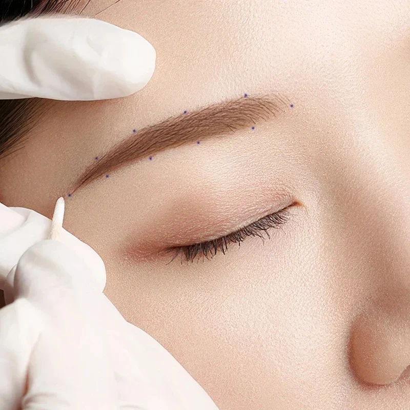 أدوات تمديد القطن الخشبي الوشم 1000 قطعة مسحة صغيرة رمش Microblading تنظيف العصي الخشبية فرشاة قطن التجميل براعم تلميح #5