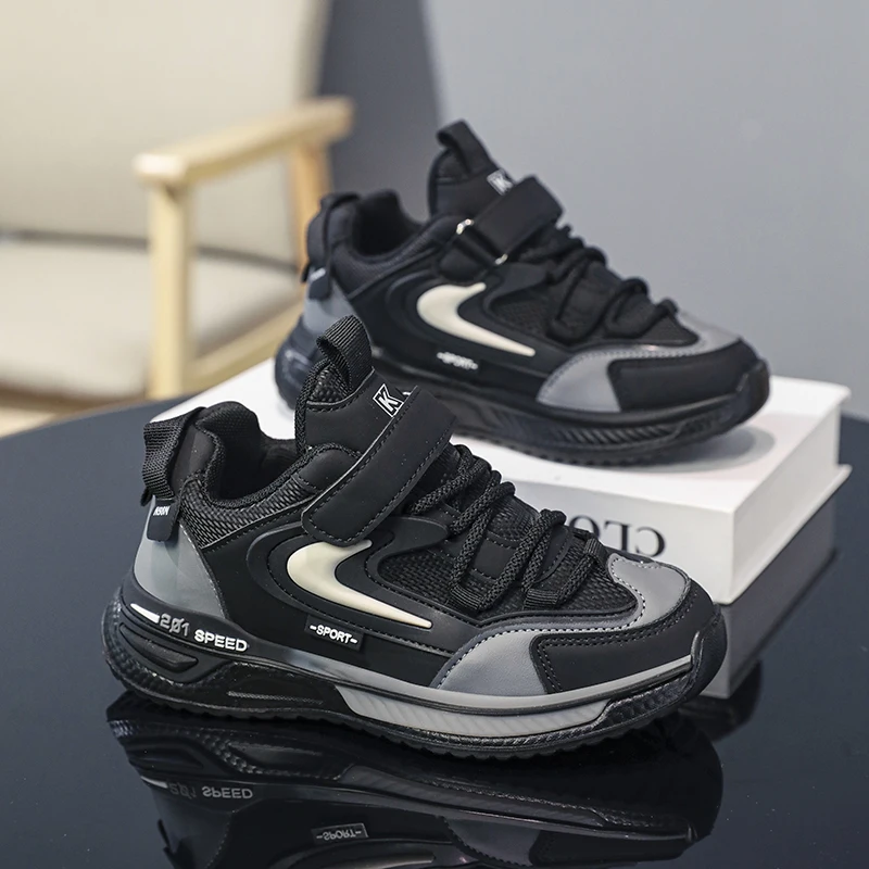 2025 جديد الأطفال شبكة تنفس أحذية رياضية أطفال احذية الجري غير رسمية مع باطن سميكة بنين بنات موضة أحذية رياضية متعددة الاستخدامات #3