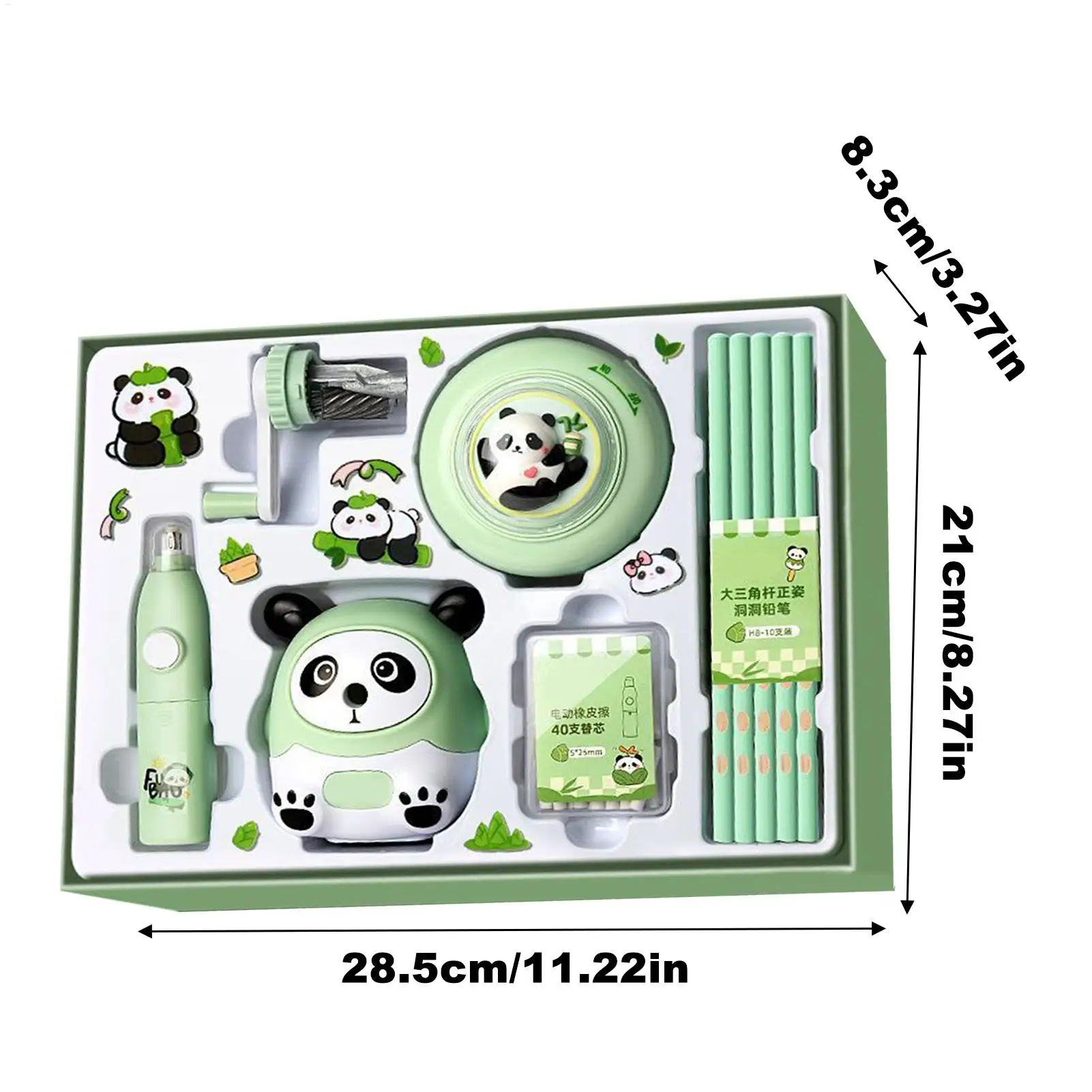 مجموعة أدوات مكتبية للفتيات والأطفال، مجموعة أدوات مكتبية على شكل حيوانات، مبراة أقلام رصاص كهربائية، أقلام رصاص للفصول الدراسية يجب أن تمتلكها للمدرسة