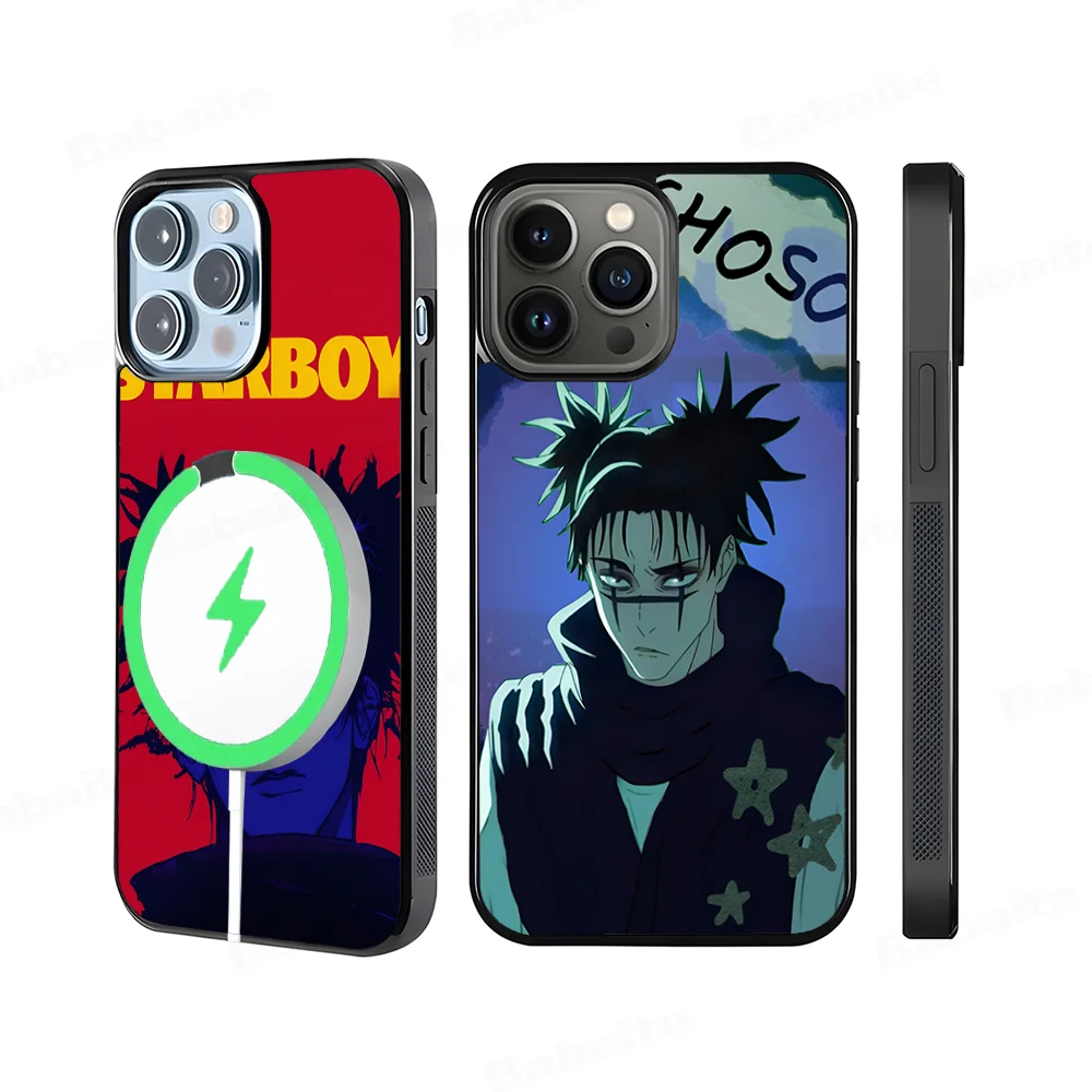 

Choso Jujutsu Kaisen Anime Phone Case Magnetic Case For iPhone 16 14 13 12 11 15 Pro Max Plus For Magsafe Wireless Charge Cover