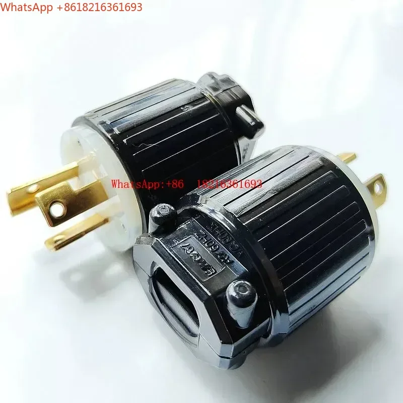 New Arriva NEMA L6-15P Taiwan Longguang LKEW Lead-up US Standard Plug LK-6312 15 Amps 250V UL Certification