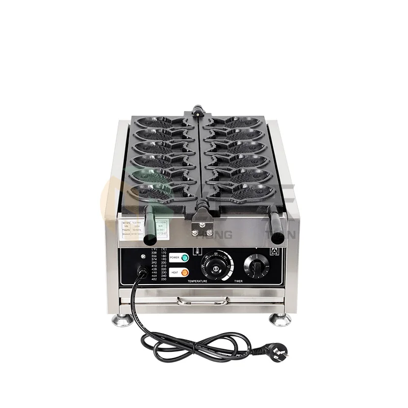Electric gas snapper burner commercial snapper scone machine Internet celebrity small fish snapper machine snack equipment stall