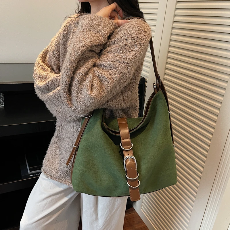 

Элегантная женская кожаная классическая модельерская сумка через плечо, удобная большая сумка, роскошная сумка через плечо для повседневной современной жизни