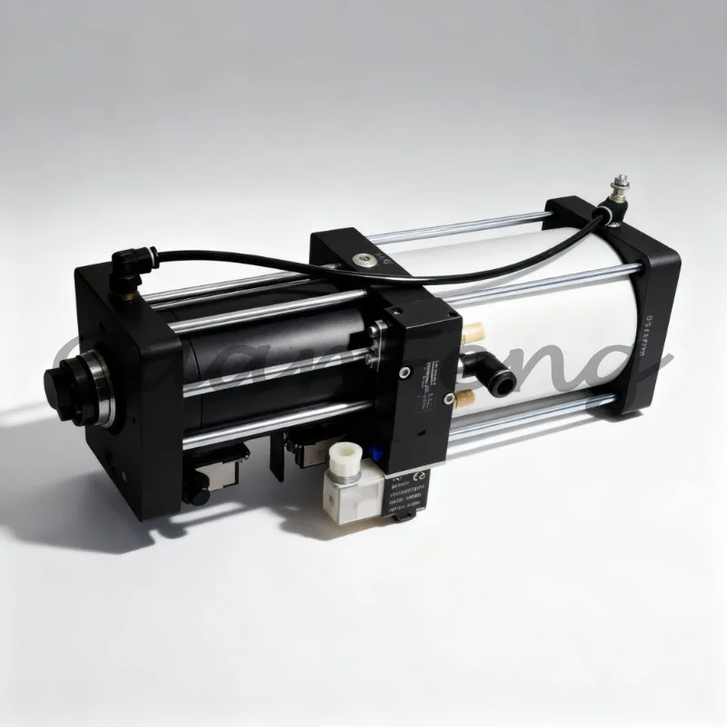 Aluminum Pneumatic Boosting Cylinder 3.5T/4.5T/6.0T, CNC Spindle Auto Tool Air Cylinder with Piston