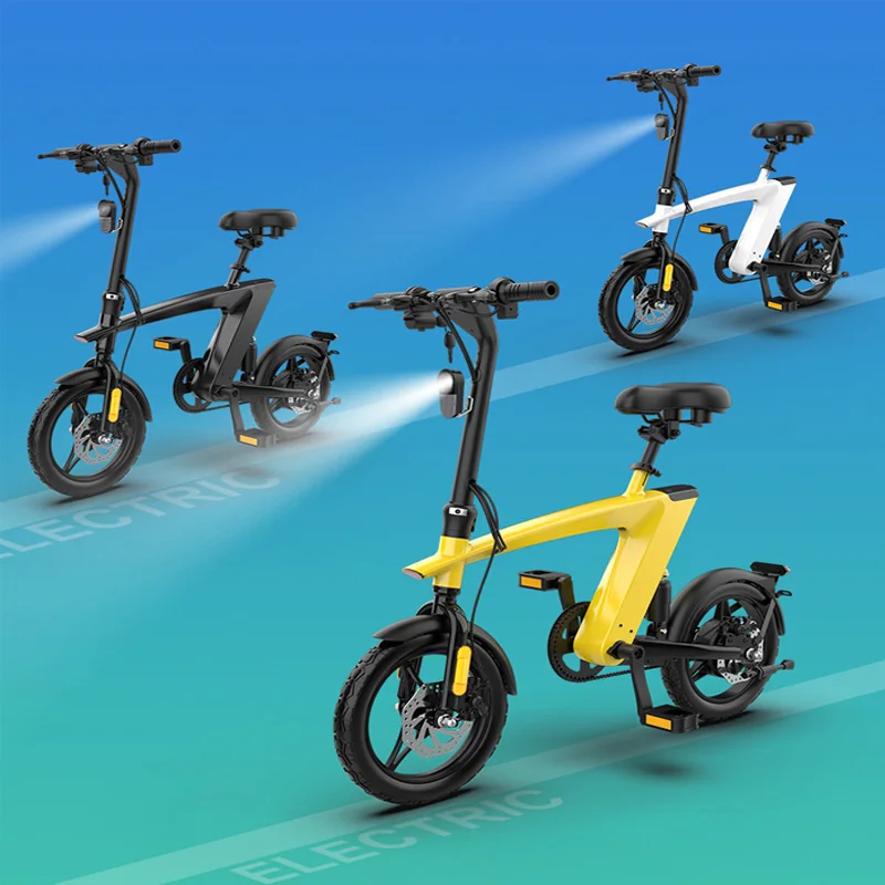 Ebike 250w H1 Flying Fish Mini E-bike Eu Europe Usa Warehouse Full Suspension Electric Bike Bicycle