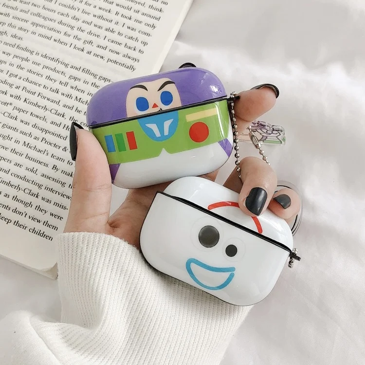 

Cute Buzz Lightyear FORky 3D Pendant FOR AirPods 1 2 3 Pro Headset Protective Case Cartoon Accessories Shockproof Protective Bag