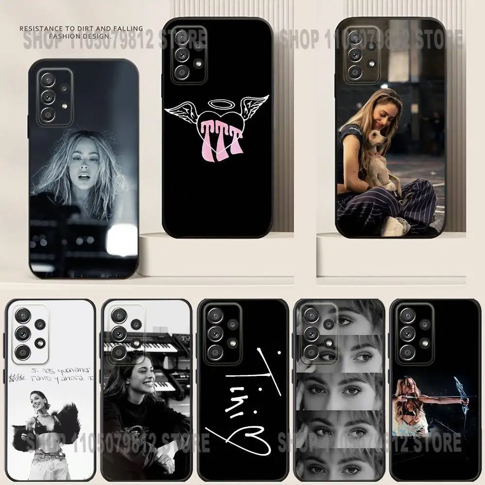 

Singer T-Tini S-Stoessel Phone Case For Samsung S24,21,22,23,30,Ultra,20,Plus,Note,10,9,Black soft silicone case