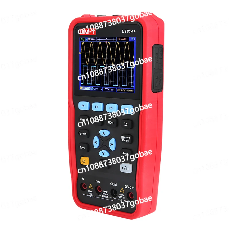 UT81A Dual Channel Oscilloscope Multimeter High Precision Handheld Oscilloscope Multimeter Oscilloscope Multimeter