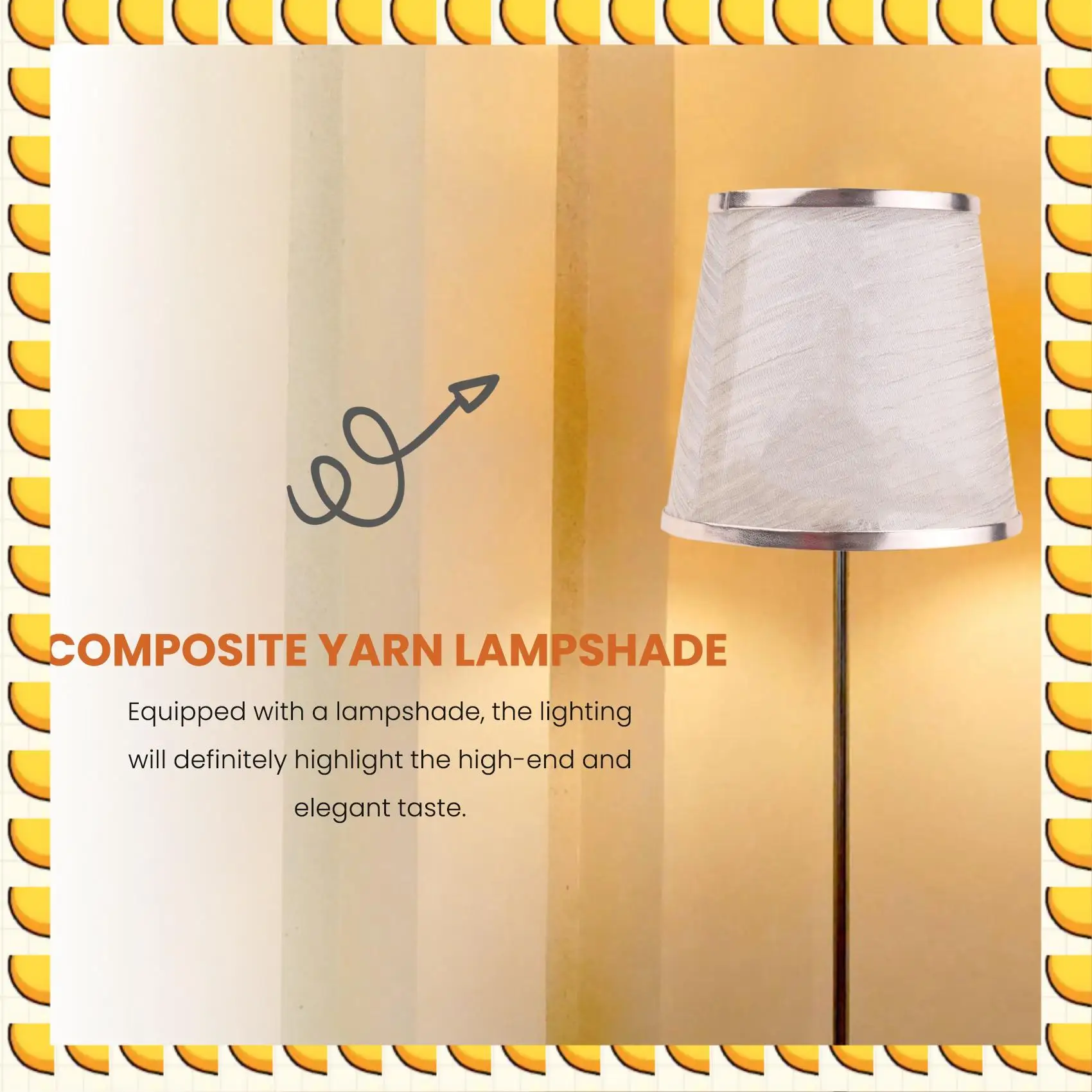 

BAAU 2 Pack Clip On Gauze Chandelier Lamp Shades Little Upright Wall Candle Light Lampshade